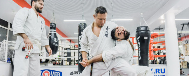 Тренировка по дзюдо