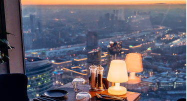 Романтический ужин на высоте для двоих