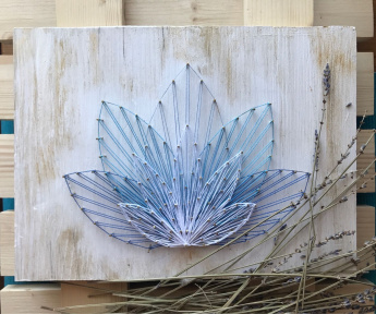 Мастер-класс Панно в технике Стринг арт для семьи