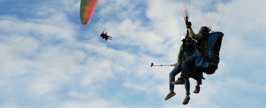 Полет на параплане в тандеме с инструктором с видеосъемкой для для двоих