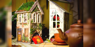 Мастер-класс Декупаж чайного домика